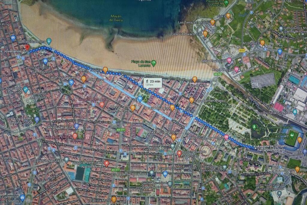 Franpavi Gijon Lägenhet Exteriör bild